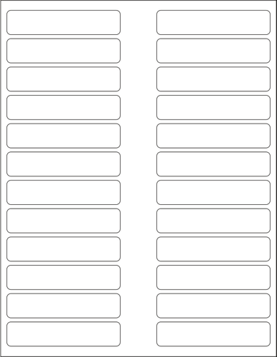 WL-850 label sjabloon vector tekening